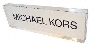 Plexiglass Desk Signs