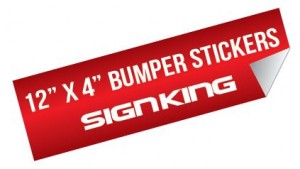 12 x 4 Bumper Sticker