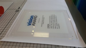 Plexiglass Lobby Signs