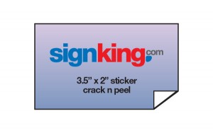3 x 5 Stickers