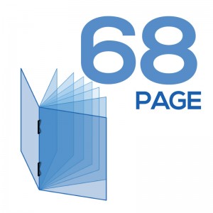 68 page booklets 8.5x11