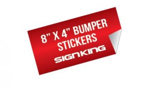 8 x 4 Bumper Sticker