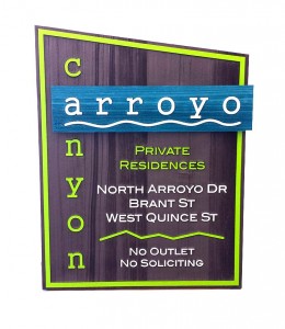 Sandblasted Signs