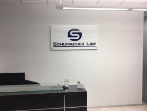 Plexiglass Lobby Signs