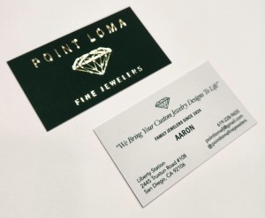 Raised Foil Cards (19pt)