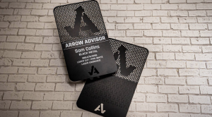 Laser Engraved Metal Cards