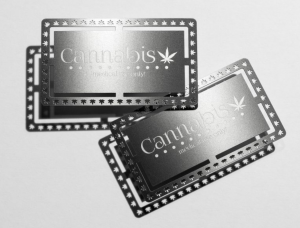 Laser Engraved Metal Cards
