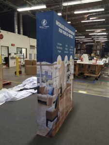 5x7.5ft Fabric Pop Up