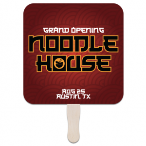 Rounded Square Hand Fans