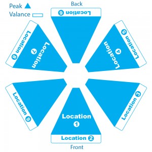 Skycap Umbrella Hexagon Full Color