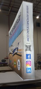 10ft BACKLIT Fabric Pop Up