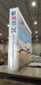 10ft BACKLIT Fabric Pop Up