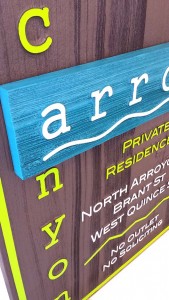Sandblasted Signs