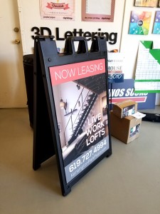 24x36 Deluxe Plastic A Frame