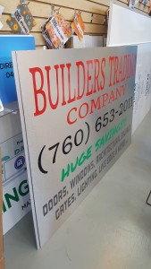 Brushed Aluminum Signs
