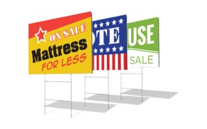 Coroplast Yard Signs