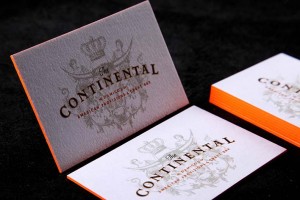 Cotton Letterpress Cards (45pt)