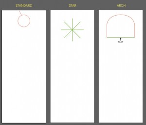 4.25 x 11 door hangers