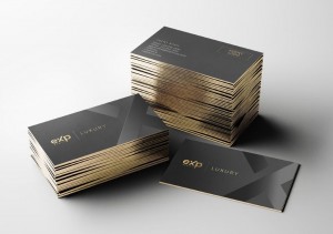 exp Luxury business cards