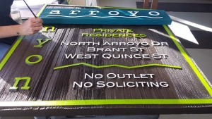 Sandblasted Signs