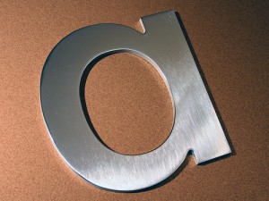 3D Flat Cut Metal