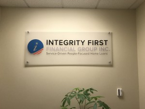 Plexiglass Lobby Signs