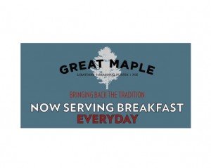 Great Maple Vinyl Banners