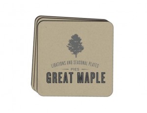 Great Maple Bar Coasters