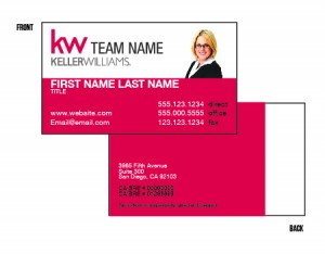 KW Agent Business Cards