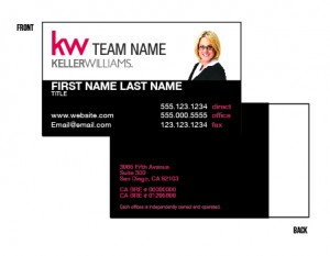 KW Agent Business Cards
