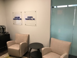 Custom Lobby Reception Signs