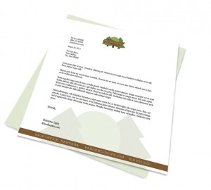 letterhead 8.5" x 11"