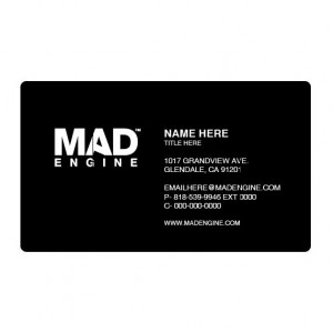 MAD Custom Spot UV Soft Cards