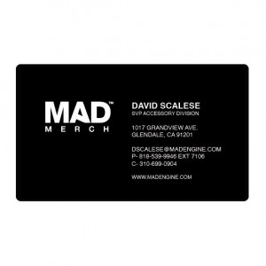 MAD Custom Spot UV Soft Cards