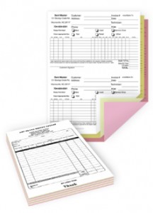 5.5" x 8.5" NCR Forms