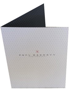CUSTOM Silk and Suede Presentation Folders
