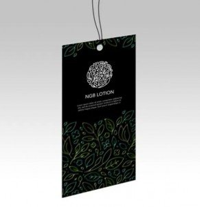 Raised Spot UV Hang Tags