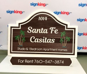 Sandblasted Signs