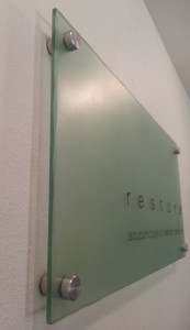 Plexiglass Lobby Signs