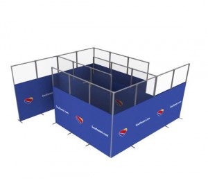 3.3 x 7.4 ft. QSEG Quick Partition Wall