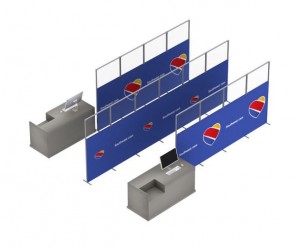 3.3 x 7.4 ft. QSEG Quick Partition Wall