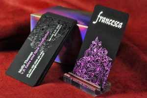 Onyx Suede Cards (22pt)