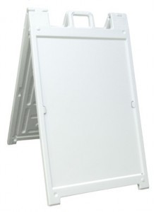 24x36 Deluxe Plastic A Frame